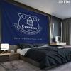 Everton F.C Wall Tapestry Aesthetic Wall Hanging Printed Fabric Blanket Decorative Tapestries for Bedroom Living Room Home Decor