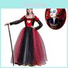 Alice In Wonderland Queen Of Hearts Halloween Costume Vintage Unique Look