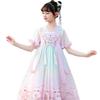 Autumn 2026 Stylish Girls' Hanfu Princess Dress - Ancient Style Children’s Skirt