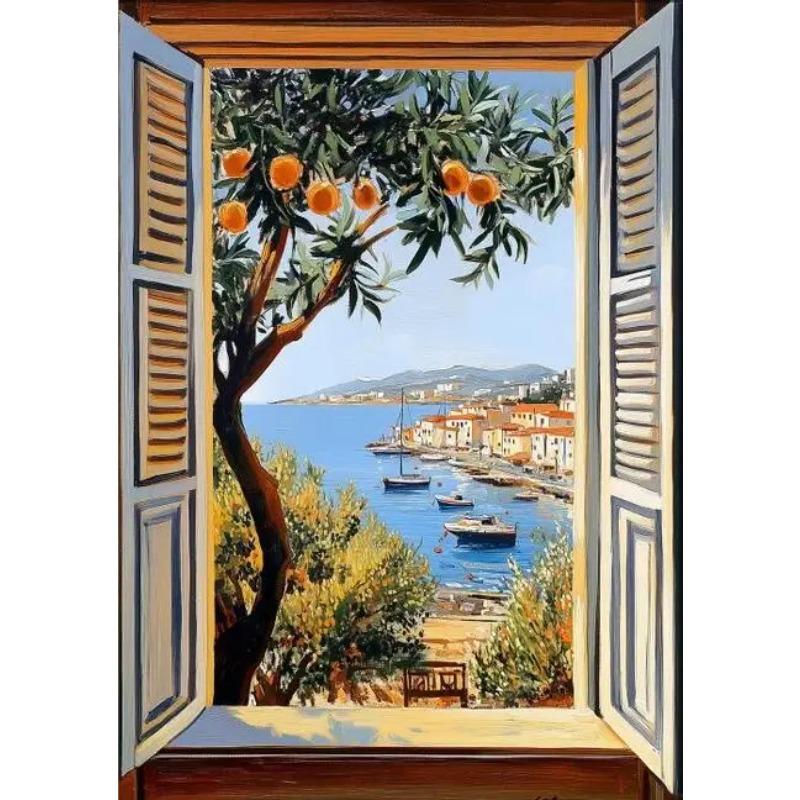 Henri Matisse Open Window Painting Poster Print For Living Room Home Decor Abstract Canvas Painting Modern Landscape Wall Art