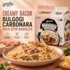 PALDO Macarrão Frito Cremoso de Bacon Pacote Múltiplo 100g*5un | Molho cremoso sedoso de bacon, macarrão elástico e macio, pacote múltiplo prático