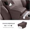 Zunjie S800 Armrest Box Pad with Tissue Box, Cup Holder, and Storage Bag for Car Interior Accessories.