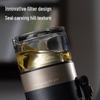 FUGUANG Antibacterial Double-Layer Glass Tea Infuser Bottle