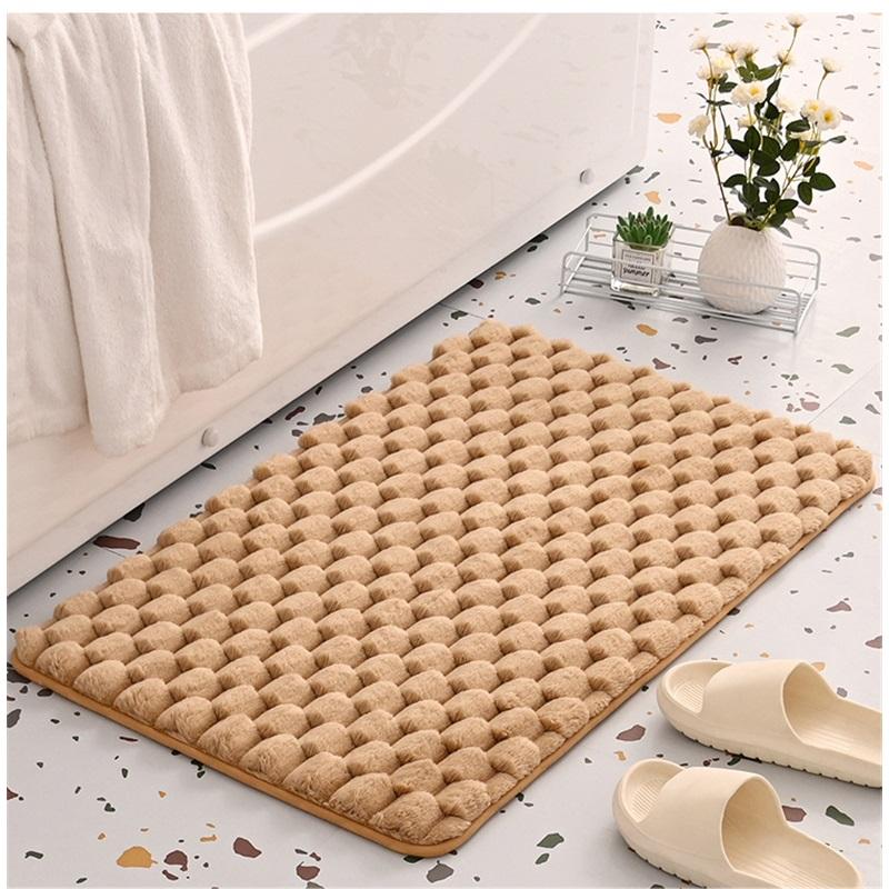 

Indoor Door Mat Entry Foot Pad Home Bathroom Absorbent Carpet Non Slip Durable Soft Washable Area Rug 40 x 60cm жёлтый