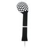 LeFeng Knit Golf Club Vintage Fits and 5 Durable and and White for 5 Cover, 1pc, Design, 1, 3, Woods, Scratch-Resistant (Black Check, Wood)