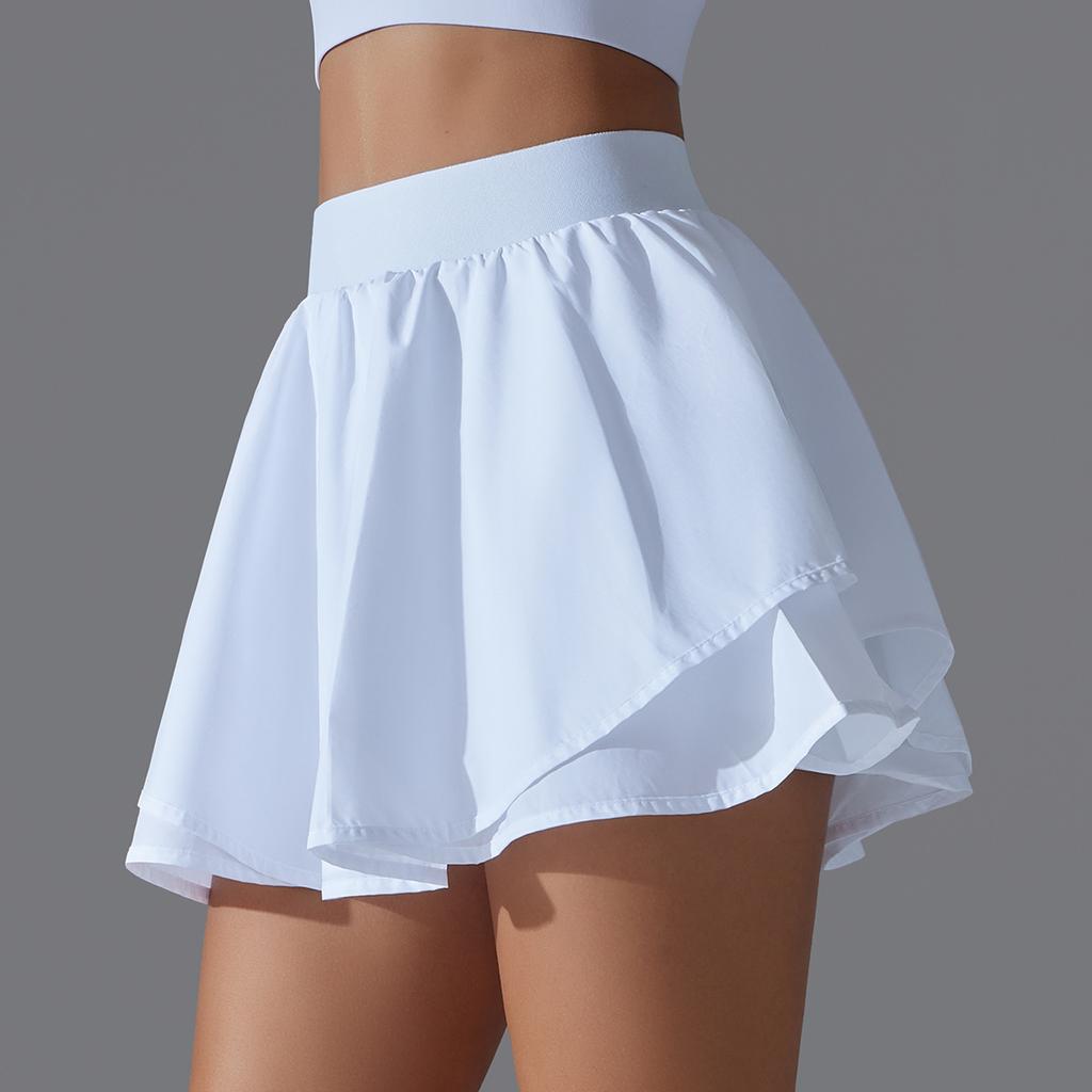 Cool Feeling, Sun Protection, Casual Tennis Skirt, Slimming, Sports Training, Inner Pocket, Anti Glare, Yoga And Fitness Skirt