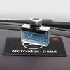 CRA1 Car Coasters Water Cup Slots Non-Slip Mat For Mercedes Benz W203 W205 W204 W221 W222 W212 W210 W211 Anti-skid Coaster Accessory