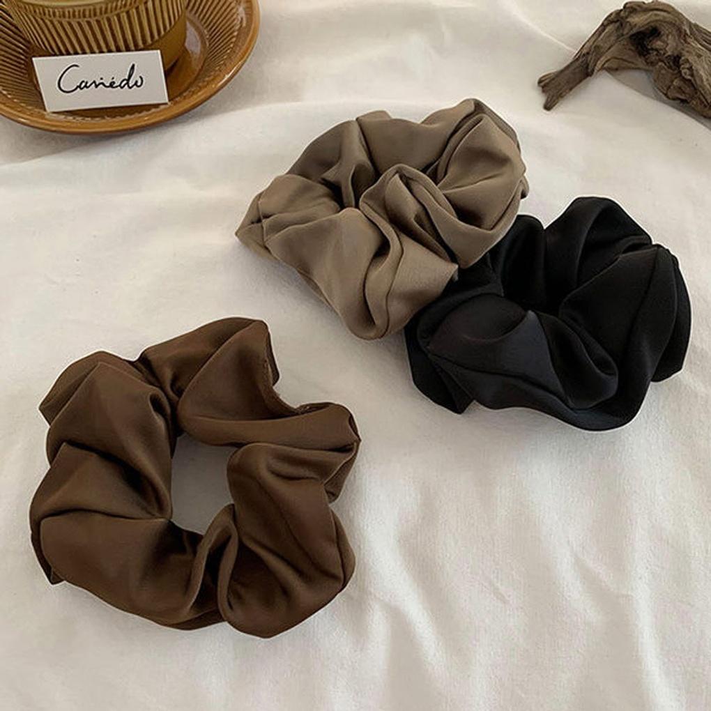 Satin Mood Color Gopchang Hair Scrunchie 3p