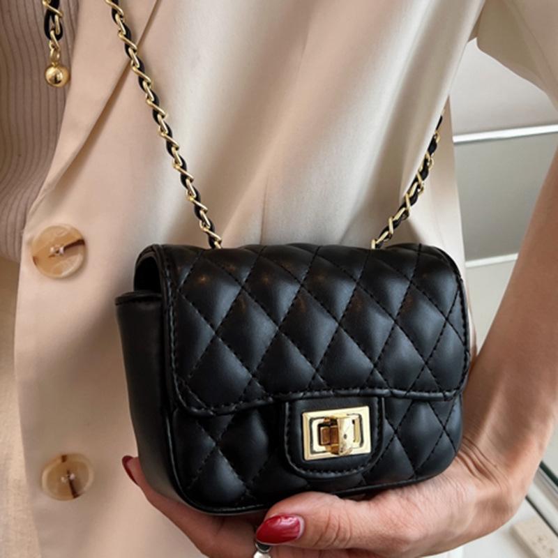 This Year's Trendy Diamond Embroidered Thread Small Square Bag Women's 2025 Summer New Trendy Foreign Style Fashion Chain Messenger Bag