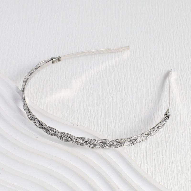 Metal DIY Wedding Headband Bride Crown Gold Headdress Hairwear Hairband Base
