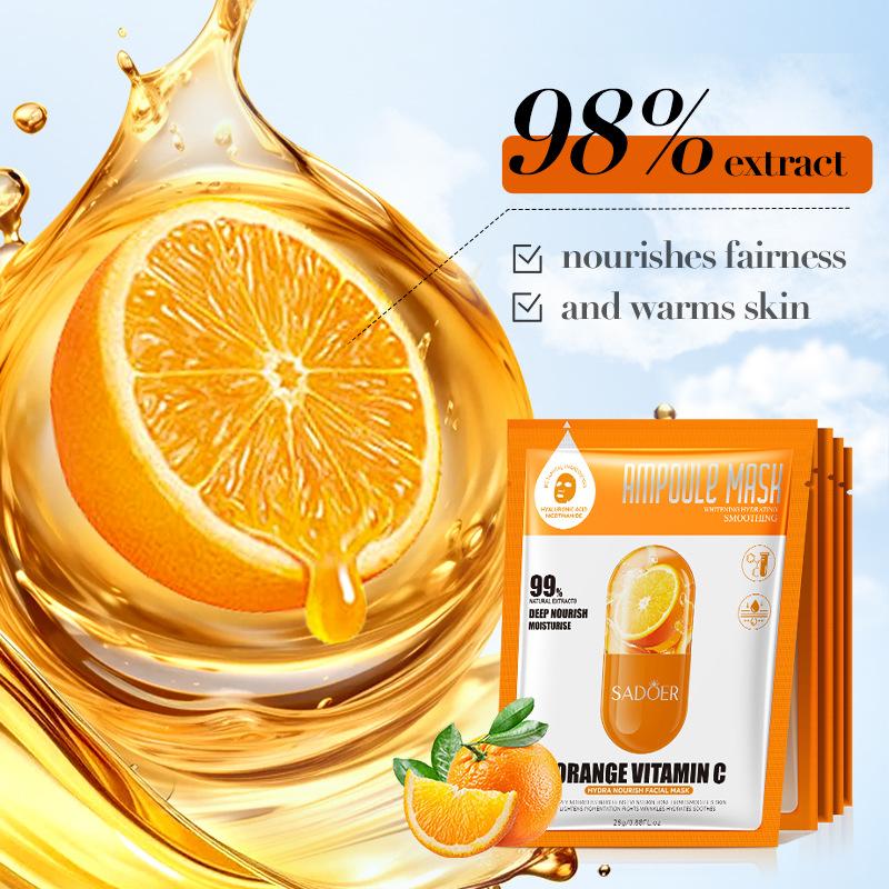 3pcs Fruit Series Nourishing Mask 25g Hydrating Moisturizing Moisturizing Mask Skin Care Products