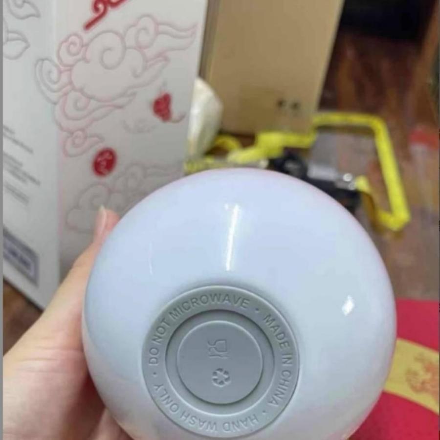 1ks Dýňová láhev na vodu s motivem Xiangyun, 19,6oz/580ml, dvouplášťový vakuově izolovaný hrnek z nerezové oceli 316, nepropustný, úzké hrdlo,