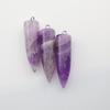 Crystal Agate Bullet Necklace Pendant & Keychain Accessory