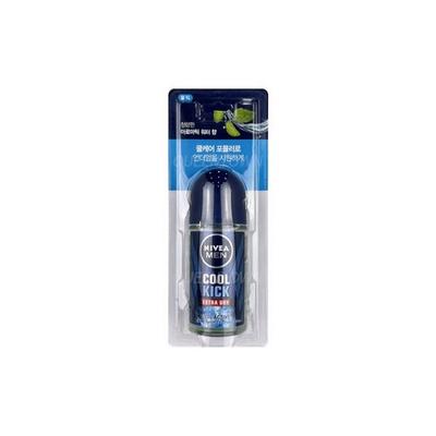 Men's Deodorant Roll-On Cool Kick 50ml Aroma Water Fragrance Suppresses Arm Sweat Odor Body Odor Summer Essential, 1 Piece