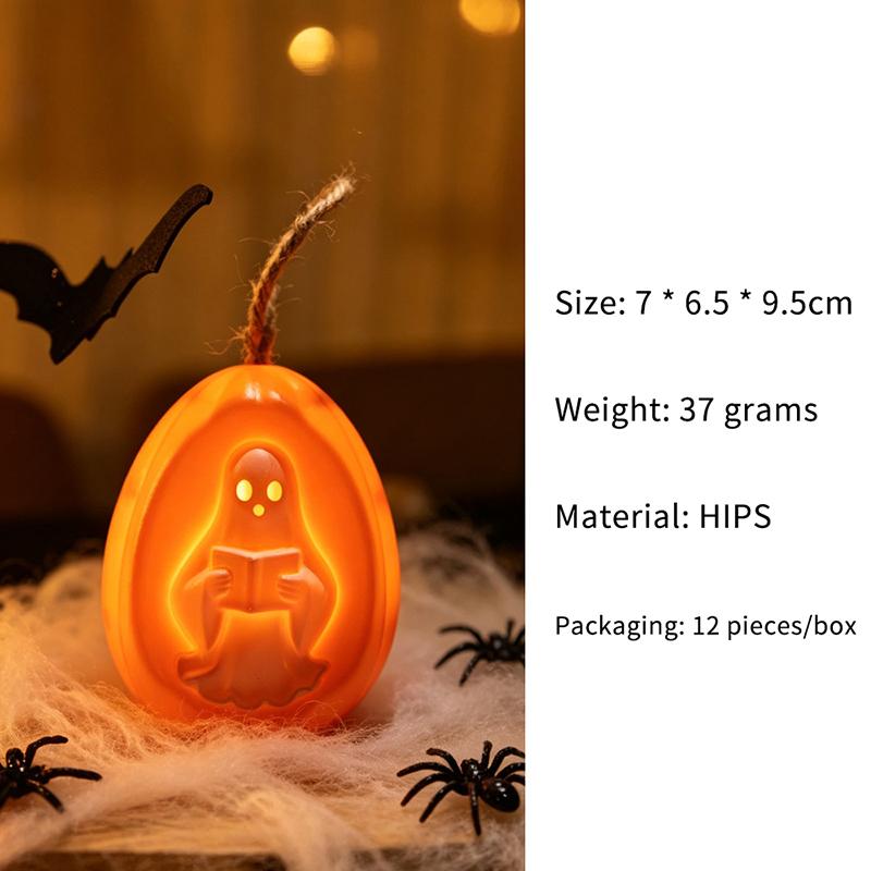 Halloween Skeleton Flameless Led Candle With Flickering Warm Light Perfect For Home Desktop Spooky Party Holiday Decoration