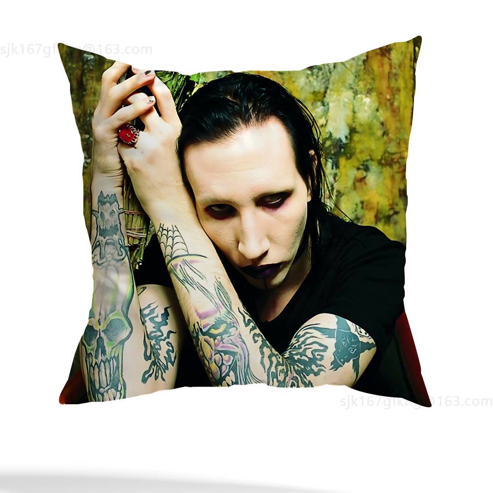 M-Marilyn Manson povlak na polštář obývací pokoj potah na polštář pohovky ložnice potah na polštář postele domácí dekorace
