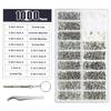 1000pcs Stainless Steel Micro Screw Set Kit Precision Screwdriver Tools for Glasses Sunglasses Watches Phones Tablets