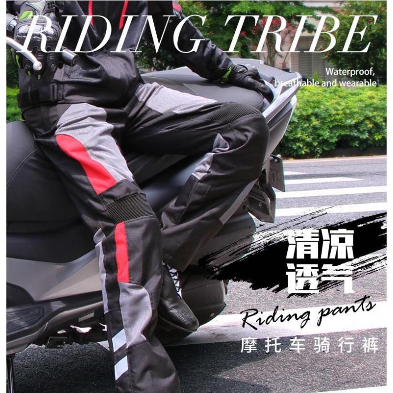 Mens Winter Motorcycle Riding Pants Waterproof Breathable Crash Protection Off-Road Racing Trousers Motorcyclists