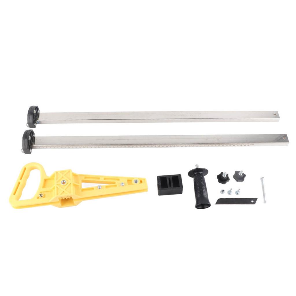7 Bearing Gypsum Board Cutter Stainless Steel Hand Push Drywall Artifact Tool 20‑600mm
