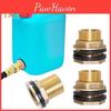 Connector Tank 12" Brass Water Female Npt 34" Male Ght Bucket Connector Bulkhead Fitting With Rubber Rings For Water Tower Rain Barrels