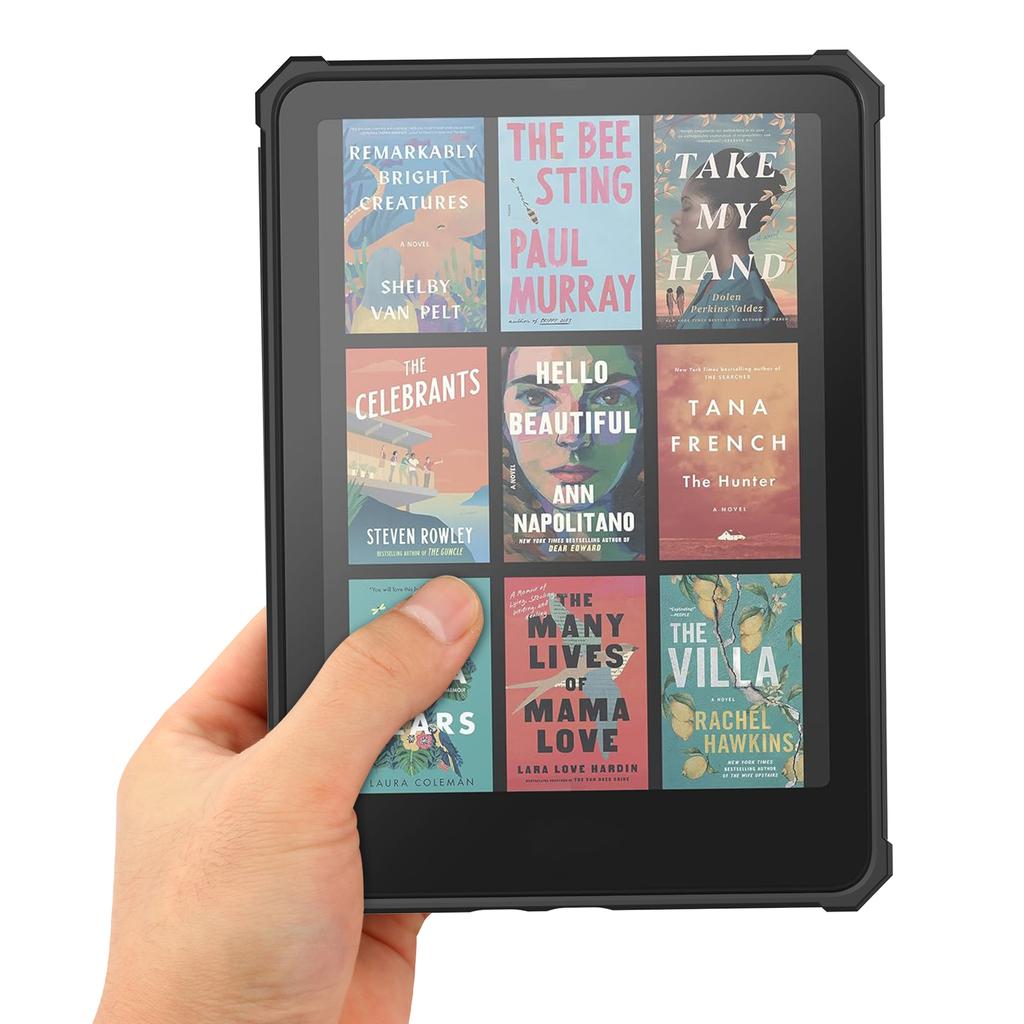 For Amazon Kindle Paperwhite (2024)/Kindle Colorsoft Case PU Leather + TPU E-Reader Cover Auto Wake/Sleep