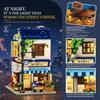 NEW LED Japanese Style Street View Grocery Store Building Blocks Japan Izakaya Modular Bricks Toys for Adults Kids Gifts Decor