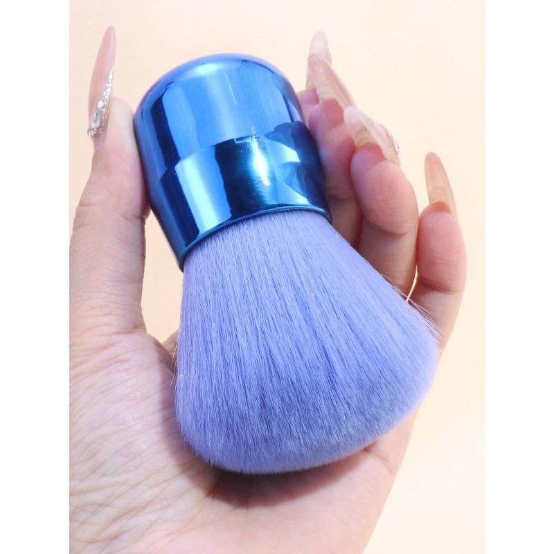 1pc Large Face Powder Brush, Makeup Brush For Nail Art Powder, Blush Brush, Makeup Brush, Soft Hair Beauty Tool Brush,Contour Powder Brush