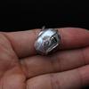 Genuine Freshwater Baroque Big Natural Pearl Ring, CopperPearl Rings Adjustable Size Wife Anniversary Gift