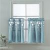 Finished Curtains, Short Curtains, Polyester And Cotton Embroidery Curtains, Finished Curtains
