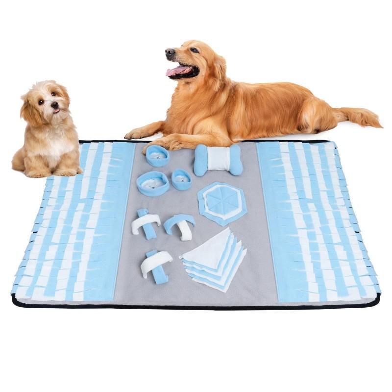 Large Snuffle Mat Dogs 100x60cm Pet Foraging Toy Training Pad Machine Washable Non-Slip Durable Fleece