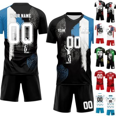 Kit de camisas personalizadas para hombre y niña, camisetas de fútbol personalizadas con número de nombre, traje de entrenamiento