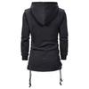 Jesienne męskie bluzy z kapturem Bluzy Casual Solidna bluza z długim rękawem Męskie Slim Fit Ciemne z kapturem Luźne płaszcze