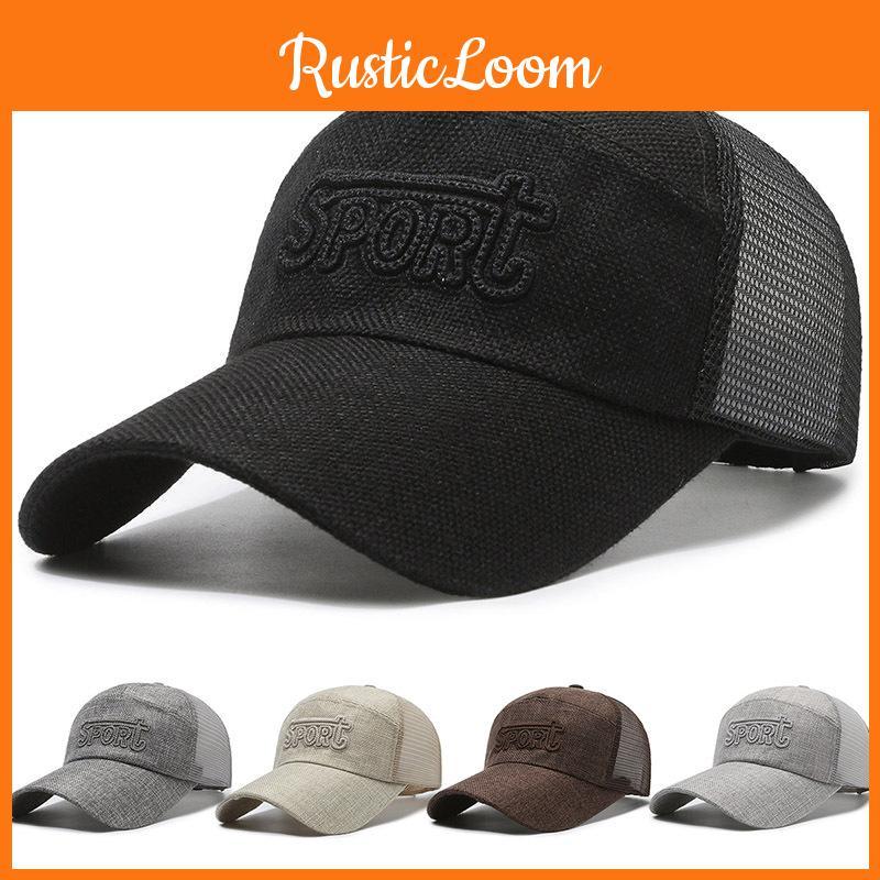 Sport Letter Embroidery Baseball Cap Sun Protection Breathable Hat Gift Outdoor