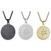 Adjustable Length Divination Coin Necklace Stainless Steel Christian Inspired Jewelry Spiritual Symbol Gift For Believers