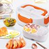 Electric Heated Lunch Box, Car Picnic Food Heating Heater, Stainless Steel Food Warmer Container Dual Use