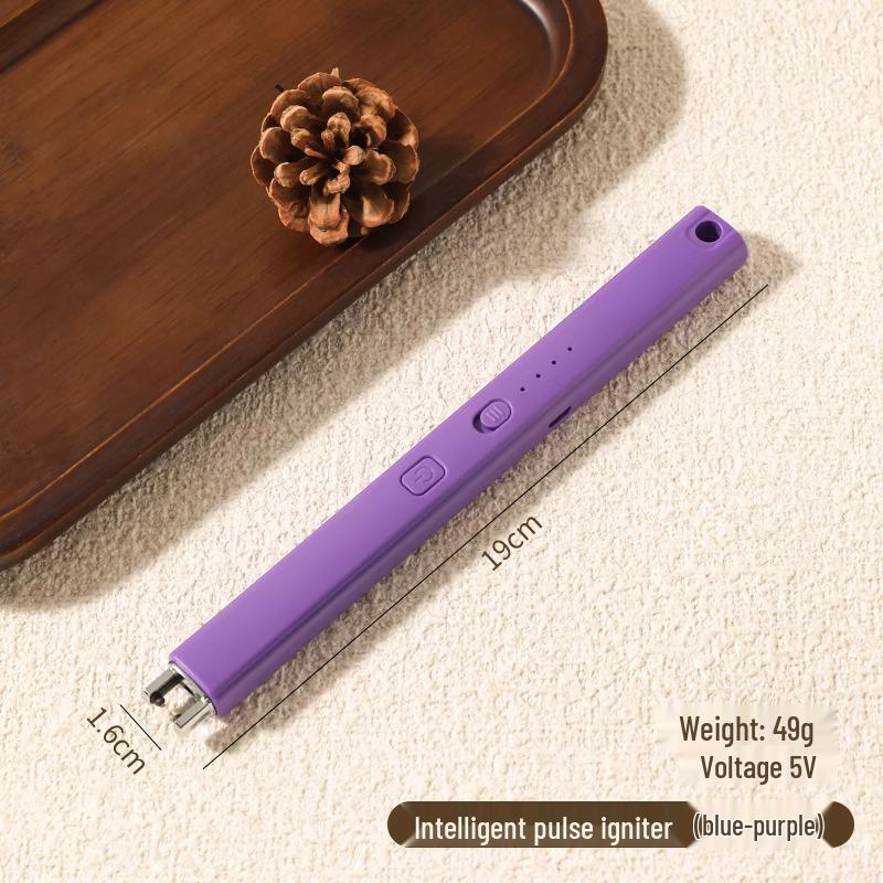 Rechargeable Long-Handle Aroma Pulse Electronic Gas Stove Lighter