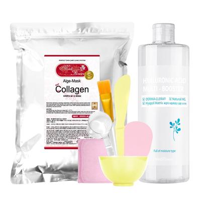 Zestaw startowy do modelowania o dużej pojemności kolagen 1 kg + 6 opakowań narzędzi + multi-booster z kwasem hialuronowym 500 ml