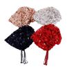 Polyester Sun Protection Cap With Embroidered Flowers For Summer And Winter Wear