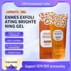 Enmes Orange Exfoliating Brightening Gel - Deep Cleansing for Face & Body, Removes Dead Skin Cells & Keratin for Men & Women
