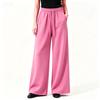 Women's pants fashion casual sweatpants versatile sweatpants wide-leg pants fleece loose trousers women