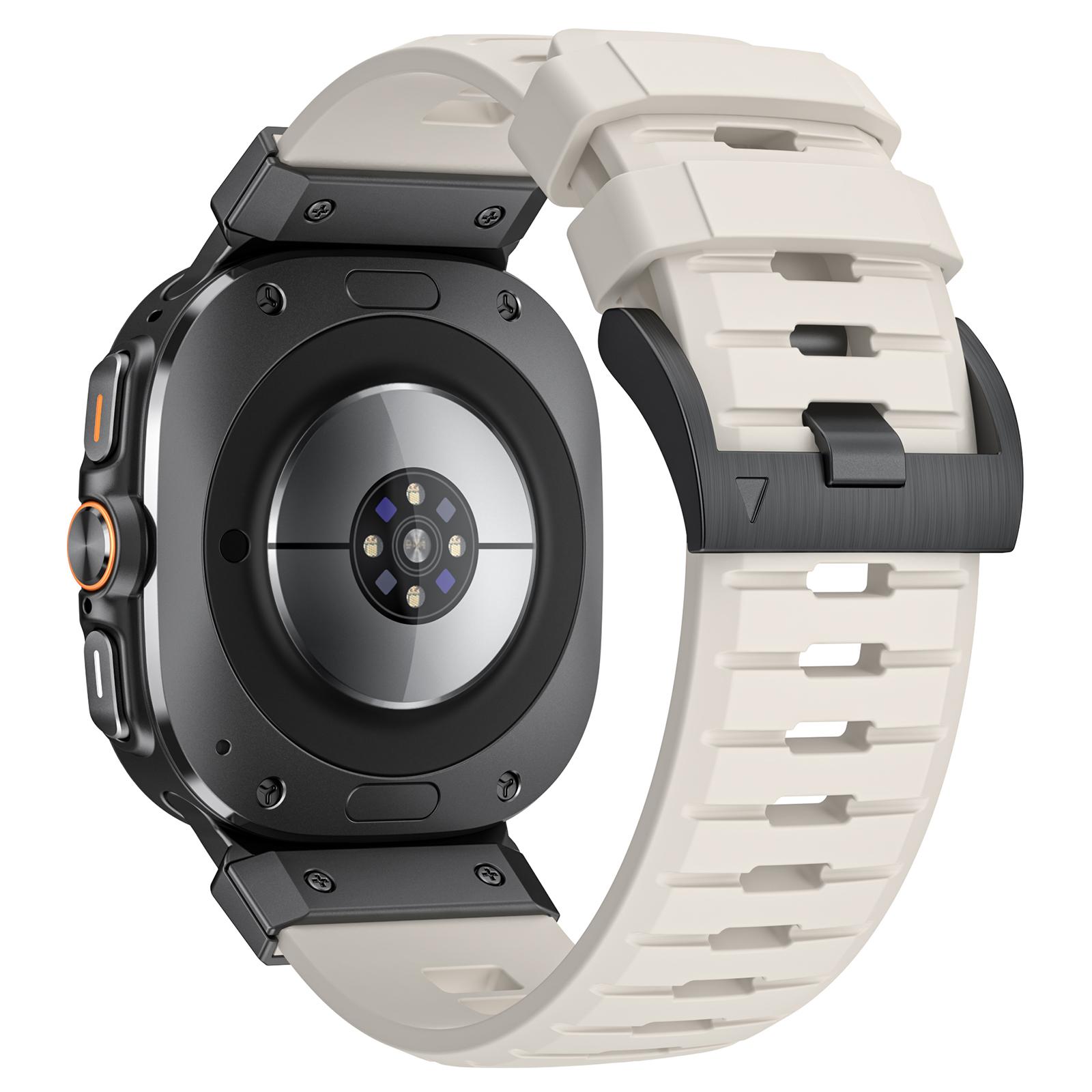Для Samsung Galaxy Watch Ultra 47 мм Фторкаучуковый ремешок Замена Спортивный ремешок для часов E