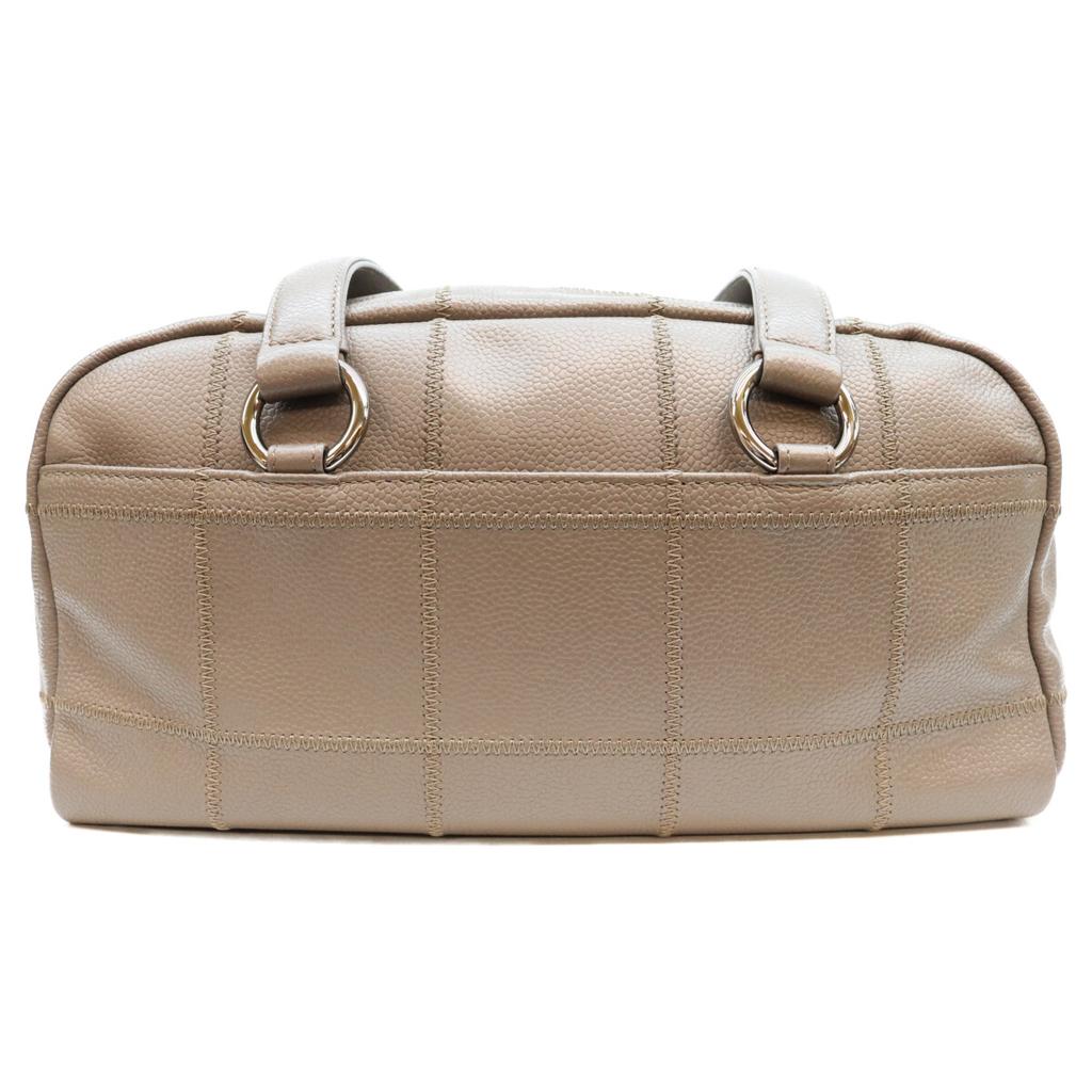 CHANEL A26135, Unit 9: Gray Caviar Skin, Chocolate Bar, Mini Boston Buck Boston bag grayUsed
