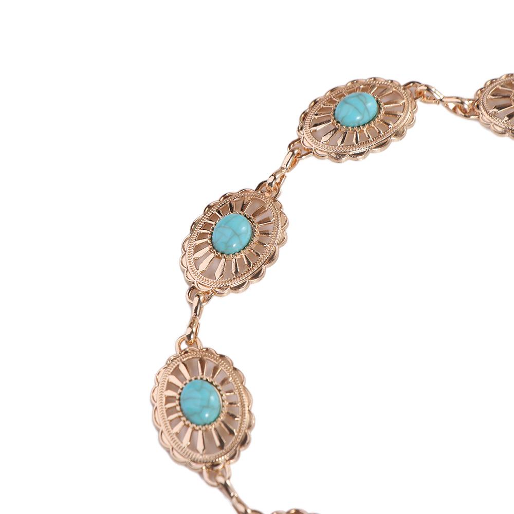 Dress Accessories Women Belts All-match Ethnic Style Women Waist Chain Bohemian Belts Metal Belt