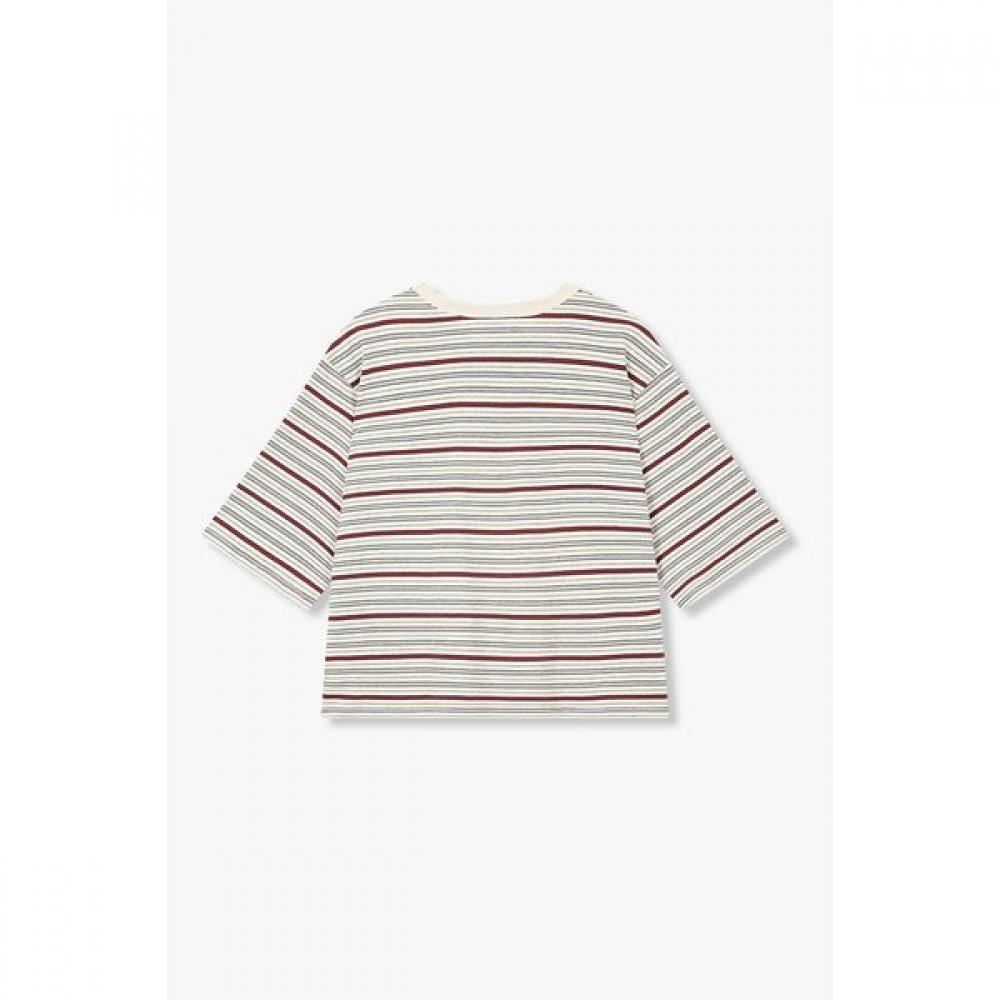 STudio Tomboy MulTi STripe Crop T shirT 9176222991