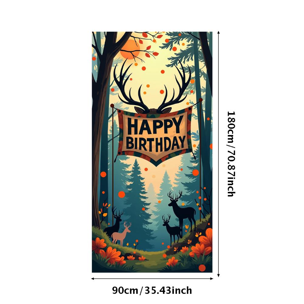 Deer Decorations Party Decorations Birthday Background For Kids Decor Photography