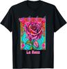 La Rosa, the Rose, Mexican Bingo Card in a Traditional Game. T-Shirt