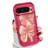 Pink Hibiscus Flower Pattern Case For Google Pixel 10 Pro XL Shockproof Bumper Silicone Cover For Pixel 9A 9 8 7 Pro 8A 7A