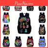 Critters Nightmare Backpack Printing Cartoon Game Student High Rucksack Capacity