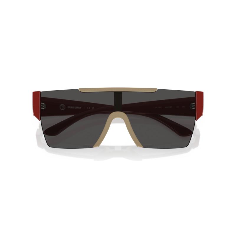 Burberry 4387 Irregular Frame Sunglasses Kids sunglasses Black Red 0JB4387404787