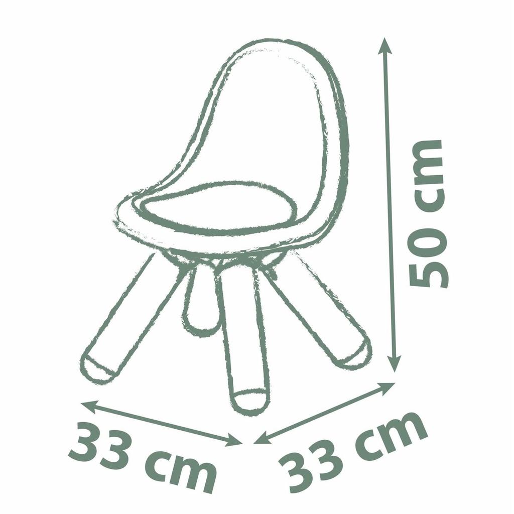 Chair Smoby Life Kid Blue Plastic